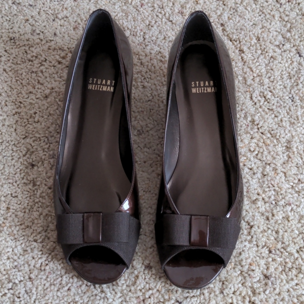 Stuart Weitzman open toe heel - Picture 4 of 8